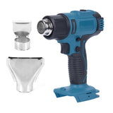 Cordless Handheld Hot Air Machine Lithium Rechargeable Heating Equipment Temperatures Adjustable Power Tool with 2 Nozzles