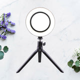 1 Set Mobile Phone Selfie Lamp Round LED Fill Light Flash Lamp Universal Mobile Phone LED Ring Lamp for Men (16cm Light +