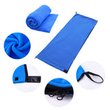 Portable Sleeping Bag Butter Soft Liner Fleece Blanket Family Picnic Camping Tent Warm Outdoor Hiking Mountaineering Equipment