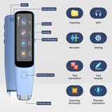 Scanning Translator Smart Instant Voice Photo Translation Pen 2.98" Touch Screen Wifi Support Offline 112 Languages Translation
