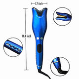 Multifunctional Automatic Hair Curler Ceramic Infrared Heating Auto Rotating LCD Display Curling Iron Styling Tool US EU plu
