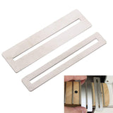 Guitar Luthier Tool Kit Include Fret Rubber Hammer, Guitar Fret Crowning File, Fret Rocker Leveling, 2 Pcs Fingerboard