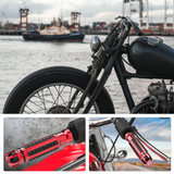 1 Pair Motorcycle Grip Durable Premium Sturdy Hand Grip Handle Bar Cover Motorbike Handlebar
