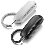 Basic Trimline Corded Phone with Call Waiting, Adjustable Ringtone Volume, Wall-Mountable, Lightning Protection, Home Telephone