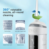 High Frequency Teeth Cleaner Plaque Tartar Remover Device Electric Dental Water Flusher Tongue Orthodontic Nozzle Oral Irrigator