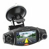 Car DVR Camera HD 2.7" Dual Lens GPS Dashcam Rear View Night Security Car Camera Video Recorder G-Sensor Loop Recording Dash Cam