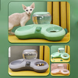 Cat Food Bowl Water Bowl For Dogs And Cats Protection Cervical Vertebra Auto Water Drinker Water Dispenser Bowl
