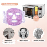 Cooling Ice Gel Facial Mask Eliminate Edema Relieve Fatigue Beauty Reusable Cold &amp; Hot Full Skin Care Sleeping Eye Mask Goggles