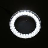 60 LED Adjustable Ring Light illuminator Lamp for STEREO ZOOM Microscope Microscope EU Plug