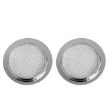 2 Pieces Sound Hole Inserts Screen Speaker Grill for Resonator Dobro Guitar
