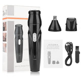6in 1 USB Rechargeable Hair Trimmer Household Electric Hair Clippers Multifunctional Nose Hair Cut Machine Shaving Beard Razor