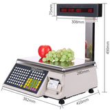 TM-30KG/10G Barcode scale Label Printing Scales Electronic retail price computing scales TM-AB commercial scales