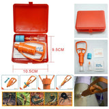 Outdoor Emergency Venom Suction Device Wild Poisonous Snake Bee Bite Vacuum Detoxification Device Safety First-aid Tool