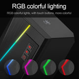 Redragon GS520 Anvil Aux 3.5mm Stereo Surround Music RGB Speakers Sound Bar For Computer 2.0 PC Home Notebook TV Loudspeakers