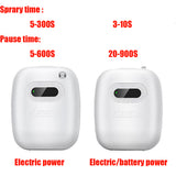 600m3 Timing Schedule Double Use Frggrance Aroma Machine Essential Oil Scent Diffuser 200ml Battery/Electric Oil Sprayer White
