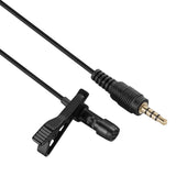 Mini Lavalier Mic Tie Clip Microphones Smart Phone Recording PC Clip-on Lapel Support Speaking Singing Speech High Sensitivity
