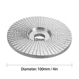 5/8inch Wood Angle Grinding Wheel Sanding Carving Rotary Abrasive Disc For Angle Grinder Tungsten Carbide Coating Bore Shaping