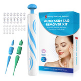 Auto Skin Tag Remover Painless Facial Beauty Tools Mole Wart Spot Skin Tag Removal Kit With Cleansing Swabs Home Use