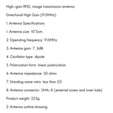 915Mhz Image Transmission RFID Directional Antenna