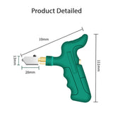 Portable Manual Glass Hand-Held Cutter Ceramic Tile Glass Cutter Glass Cut with 2 H eads