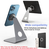 Desktop Magnetic iPhone Holder Cell Phone Stand For iPhone 12 iPhone 13 Universal iPad Aluminum Adjustable Tablet Stand