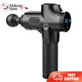 Massage Gun Deep Muscle Massager 30 Speeds LCD Touch Display Body Neck Massage Relaxation Slimming Shaping Pain Relief(US)