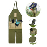 Garden Apron Adjustable Shoulder Strap High-quality Material Leg Guard Design Multi-pocket Apron For Mowing Agricultural Work