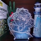 Haikyuu LED Night Light Anime Figure Lamp IWA-CHAN OIKAWA Lampara De Noche Dormitorio Bedroom Decor Kids Lampe Lighting 3D Lamp
