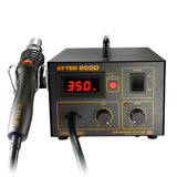 ATTEN AT850D Hot Air Rework Station with accurate and stable temperature, ESD safe, suitable for QFP, PLCC, SOP, BGA, etc