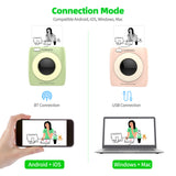 P2 Pocket Printer 300dpi BT Wireless Printer Portable Thermal Printer For Photo Compatible With Android IOS Windows Mac