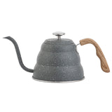 500ml New Coffee Kettle With Thermometer Stainless Steel 304 Painted European Style Gooseneck Kettle Heat Resistant Coffee Pot