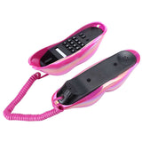 Red Electroplating Fashionable Lip Telephone Flocking Retro Sexy Home Phone Decoration Gift home phone telefono fijo Lip Telepho