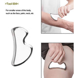 4Pcs Stainless Steel Scraping Massage Set Is Suitable for Legs, Arms, Head, Shoulders and Body Points