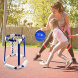 Floating Basketball Hoop for Pool Outdoor Water Competitive Water Basketball Game Set for KidsFun Floating Pool Toys with 2