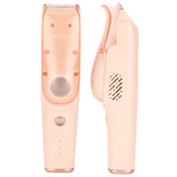 Baby Hair Clippers Strong Suction High Safety IPX7 Waterproof Low Noise Pink Kids Hair Trimmer for Home Infants Children