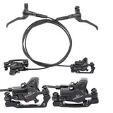 A Pair Bicycle Brake Cable Hydraulic Oil Brake Bicycle Oil Brake MTB Brake Front Rear Bike Oil Brake Kit Bike Parts 1000/1600mm