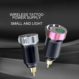 NEW 1600mAh Tattoo Machine Battery RCA Connector Mini Wirseless Power Supply Unit For Tattoo Rotary Machine Pen Voltage Display