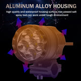 7800LM 6PCS  Chips LED Motorcycle Headlight Fog Spot HeadLamp Spotlight Waterproof Motorbike Bulb for Suzuki/Honda