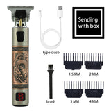USB Electric Hair Clippers Rechargeable Shaver Beard Trimmer Professional Men Hair Cutting Machine Beard Barber Hair Cut