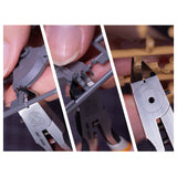 Unisex60CRV  New Single Blade Nipper Pliers Multifunctional Bent Long Nose For Electrical Parts Hand Tools Orange