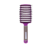 Girls Hair Scalp Massage Comb Hairbrush Bristle Nylon Women Wet Curly Detangle Hair Brush for Salon Hairdressing Styling GH44