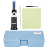 Handheld Refractometer Sugar Concentration Meter Densitometer 0‑50% Sugar Tester Meter Brix Tester Portable Refractometer