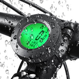 Bike Wire/Wireless Bicycle Computer Stopwatch Waterproof Cycling Luminous Three-Color Backlight Auto Sleep Computer Odometer