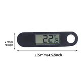 Kitchen Tool Household Digital Display Stainless Steel Probe Thermometer Folding Portable Cooking Electronic Meat Measuring Food