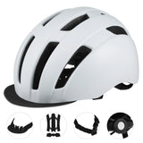 Bike Helmet with Detachable Cap-style Visor Men Women Breathable Bicycle Helmet Man mtb Bicycle Helmet Electric Scooter Helmet