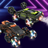 4 WD RC Stunt Car Spray Fog Lighting Music Gesture Induction Remote Control Drift Climbing Off-road Vehicle Kids Gifts For Boys