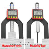 0-80mm 0.01mm Digital Height Depth Counting Depth Meter Woodworking Gauge Altimeter Ruler Caliper WoodWorking Measuring Tools