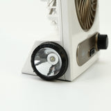 Multifunctional Mini Solar Fan USB Rechargeable Portable Fan Outdoor lighting Ceiling Fan with Led Light Desktop Fan