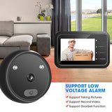 2.4 Inch Screen Digital Peephole Viewer Doorbell IR Night Vision Electronic Door Eye Camera Doorbell Indoor Monitor R11