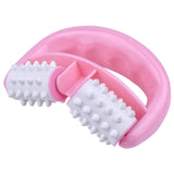 Arm 2 Wheels V-shaped Massager Skinny Calf Hand-held Roller Massage Stovepipe Device Muscle Relaxer Leg Massage Tool Roller